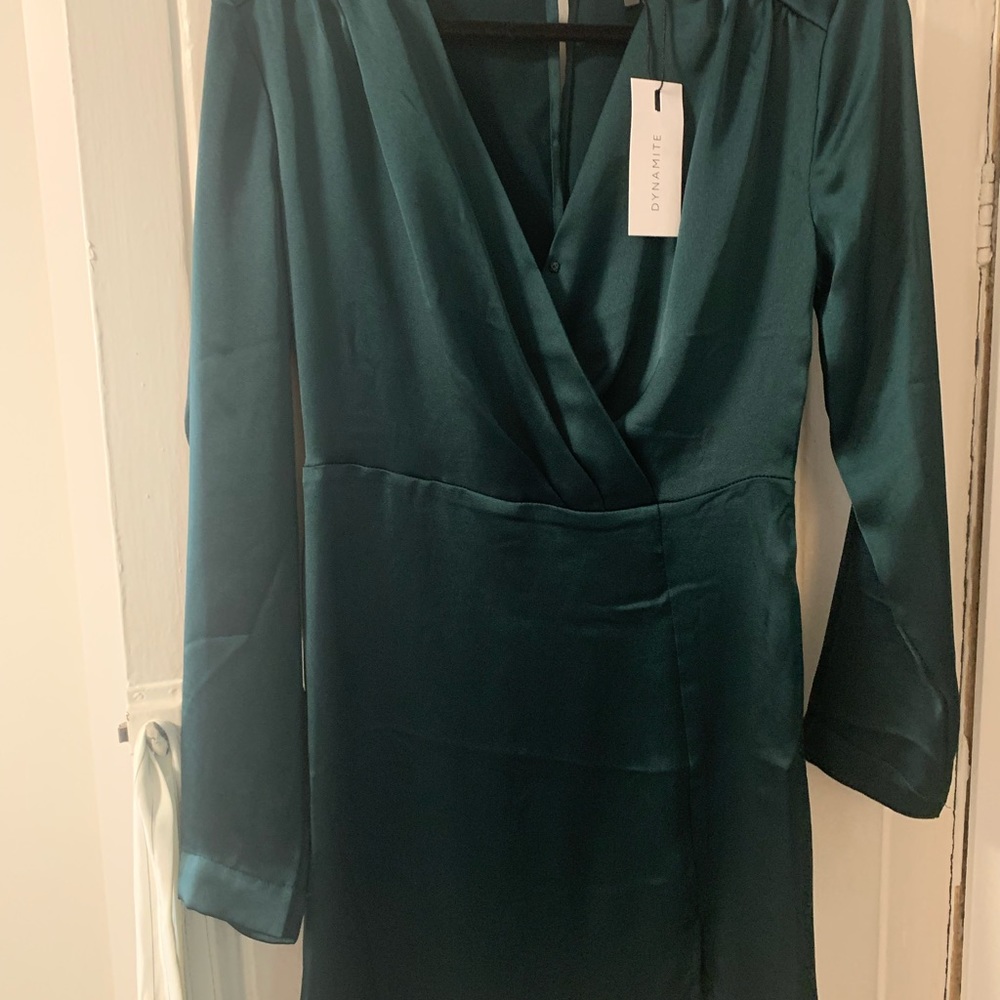 Dynamite mini green dress NEW WITH TAGS